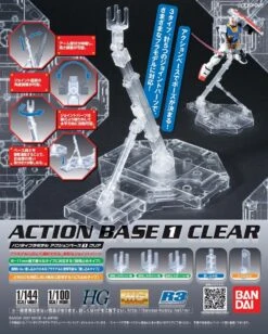 Action Base #1 Display Stand (1/100) - Clear