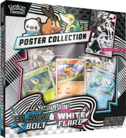 Pokemon Black Bolt/White Flare Unova SV10.5 Poster Collection