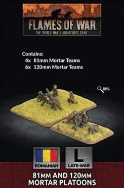 Romanian 81mm And 120mm Mortar Platoons
