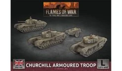 British Churchill Armoured Troop (Plastic)