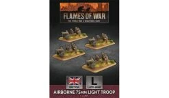 British Airborne 75mm Light Troop (Plastic)
