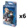 Bandai Union Arena: Sword Art Online [x6] Starter Deck Display
