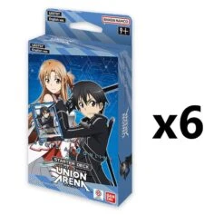 Bandai Union Arena: Sword Art Online [x6] Starter Deck Display