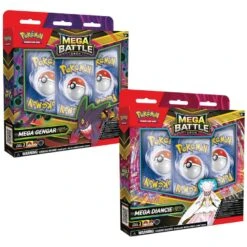 Pokemon -Set Of 2- Mega Gengar/Diancie Ex Mega Battle Decks
