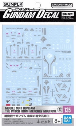 Gundam Decal #135 - The Witch From Mercury Multiuse [3]