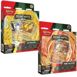 Pokemon -Set Of 2- Ninetails/Zapdos Ex Deluxe Battle Decks