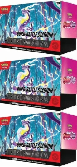 Pokemon Scarlet & Violet Base Set Build & Battle Stadium [x3] Half Case