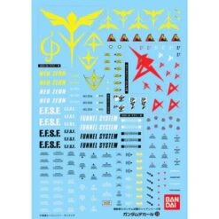 Gundam Decal #23 - MG Char's Counterattack Multiuse