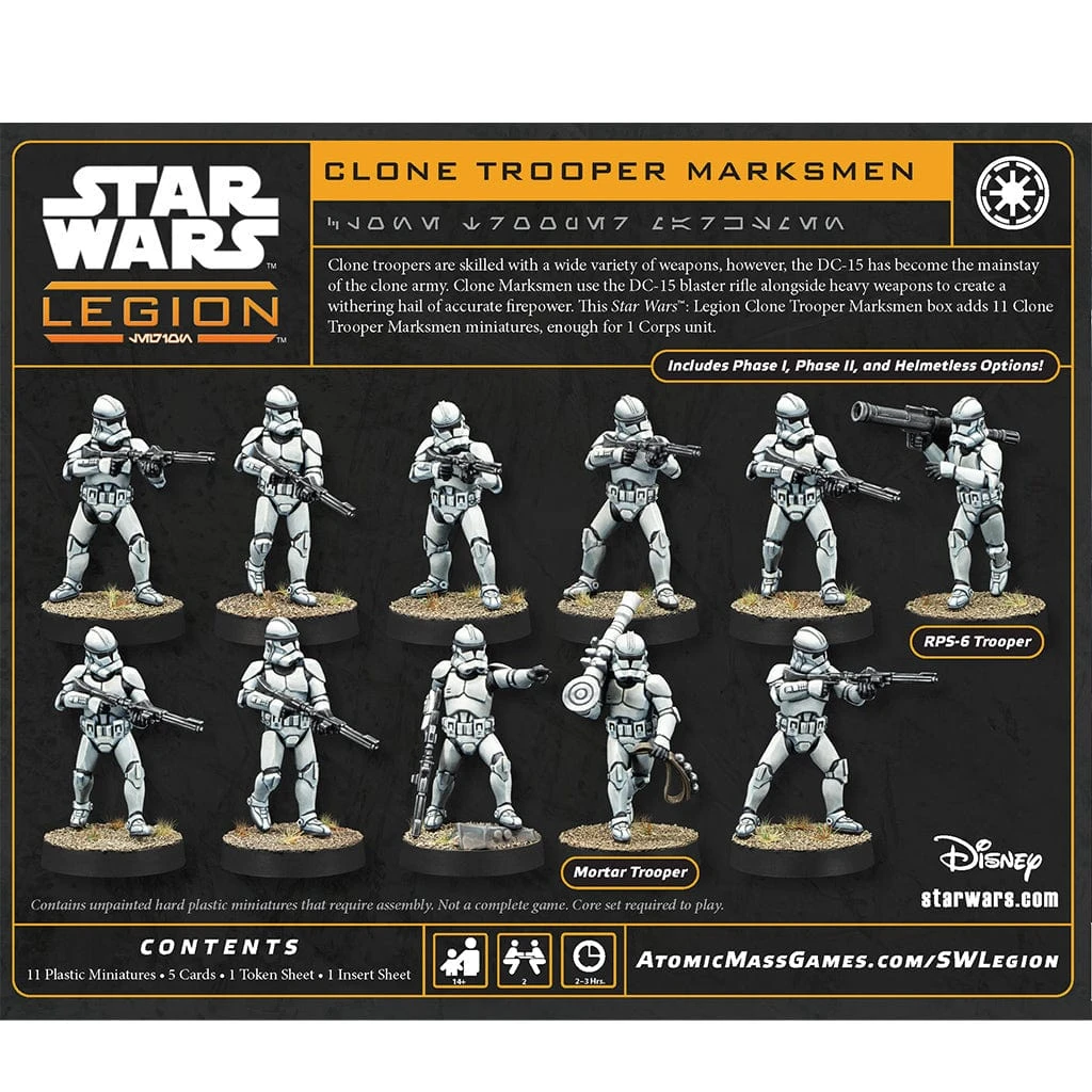 ASMODEE Star Wars: Legion – Clone Trooper Marksmen - Image 2
